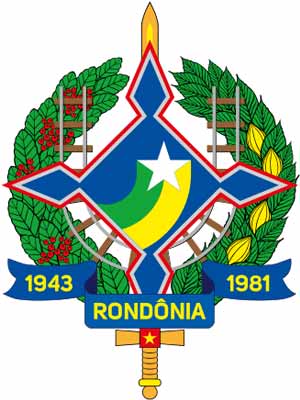 Brasão do estado do RONDôNIA - RO